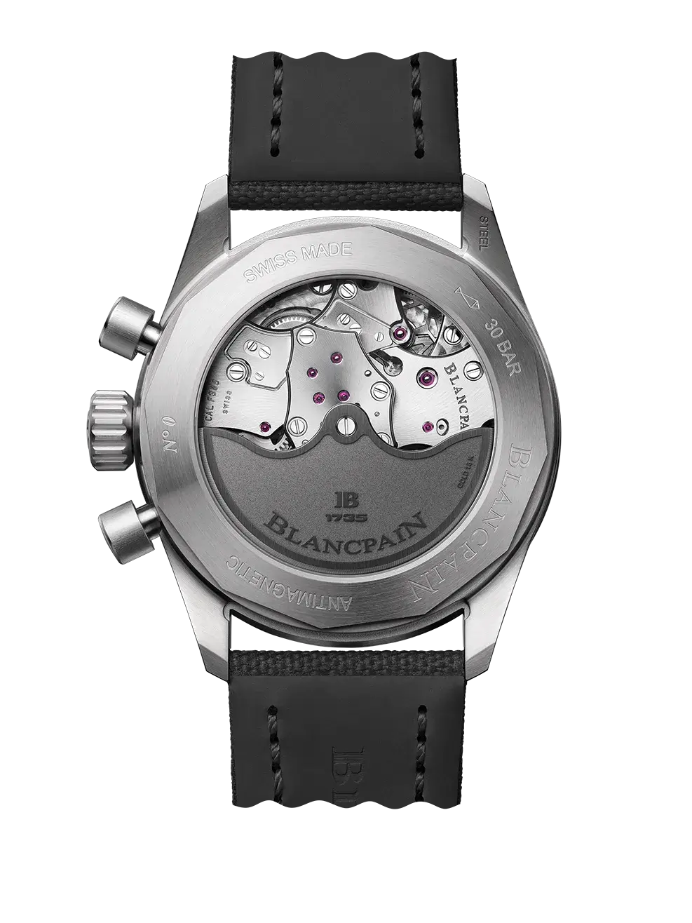 Fifty Fathoms Bathyscaphe Flyback 43 STA - Blancpain Detailansicht