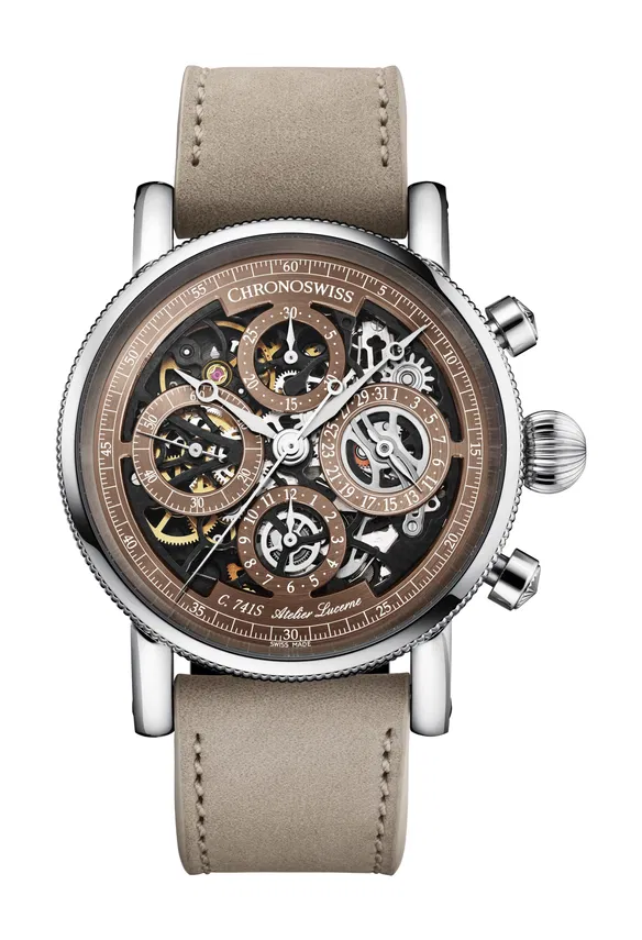 Opus Dakar Chronograph Skeleton Titan 41 - Chronoswiss