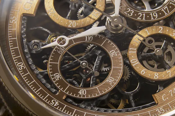 Opus Dakar Chronograph Skeleton Titan 41 - Chronoswiss Detailansicht