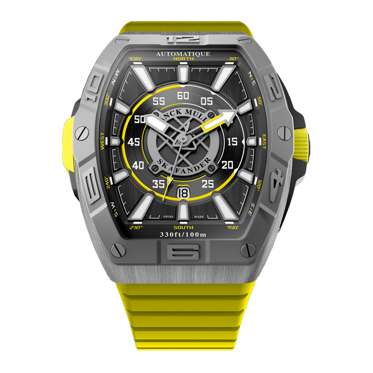 Skafander 43 Automatik gelb - Franck Muller