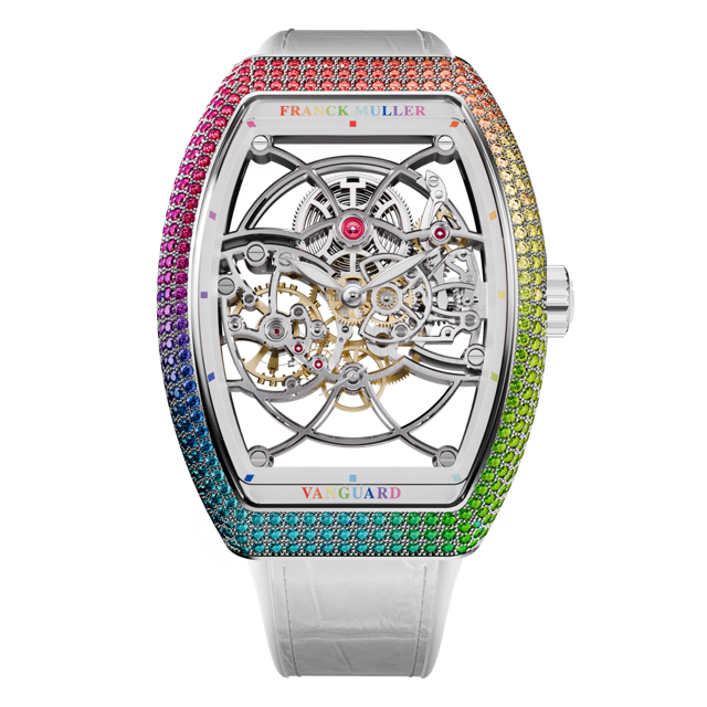 Vanguard Skeleton Rainbow - Franck Muller