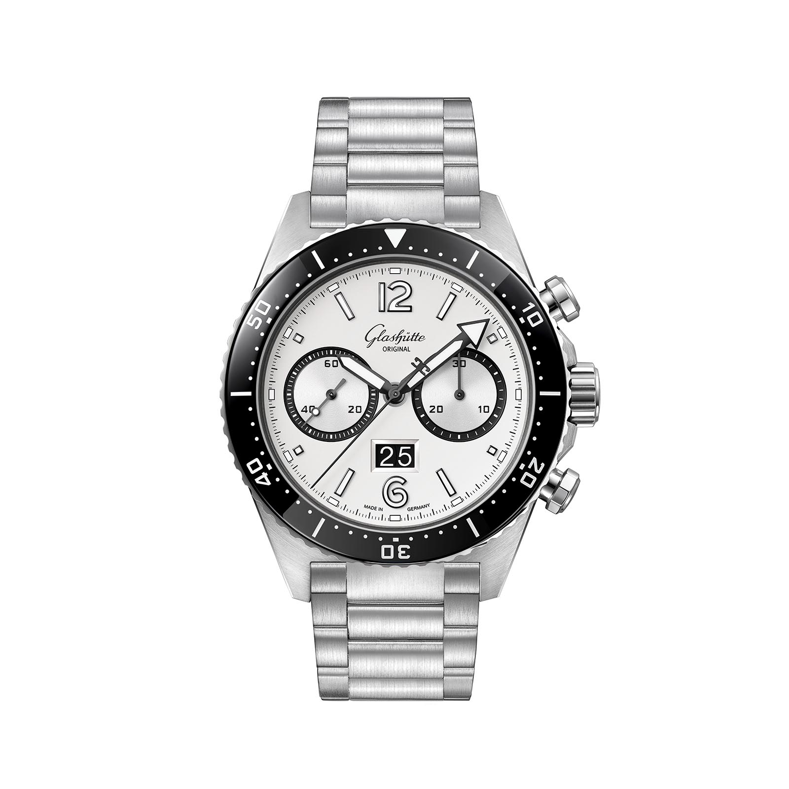 SeaQ Chronograph Panoramadatum "Panda" - Glashütte Original