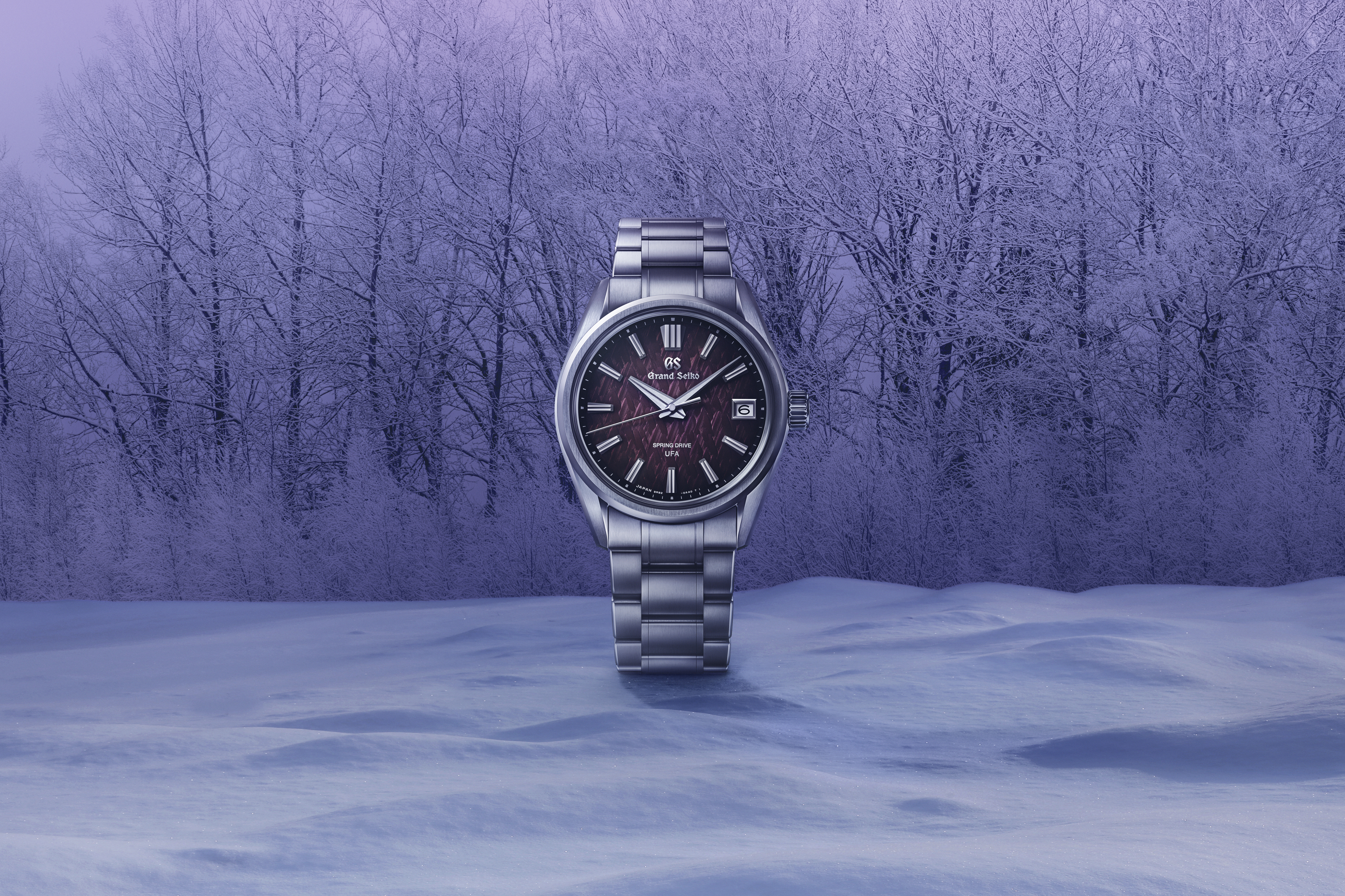 Evolution 9 Spring Drive U.F.A. 37 LE "Violet Dawn" - Grand Seiko Detailansicht