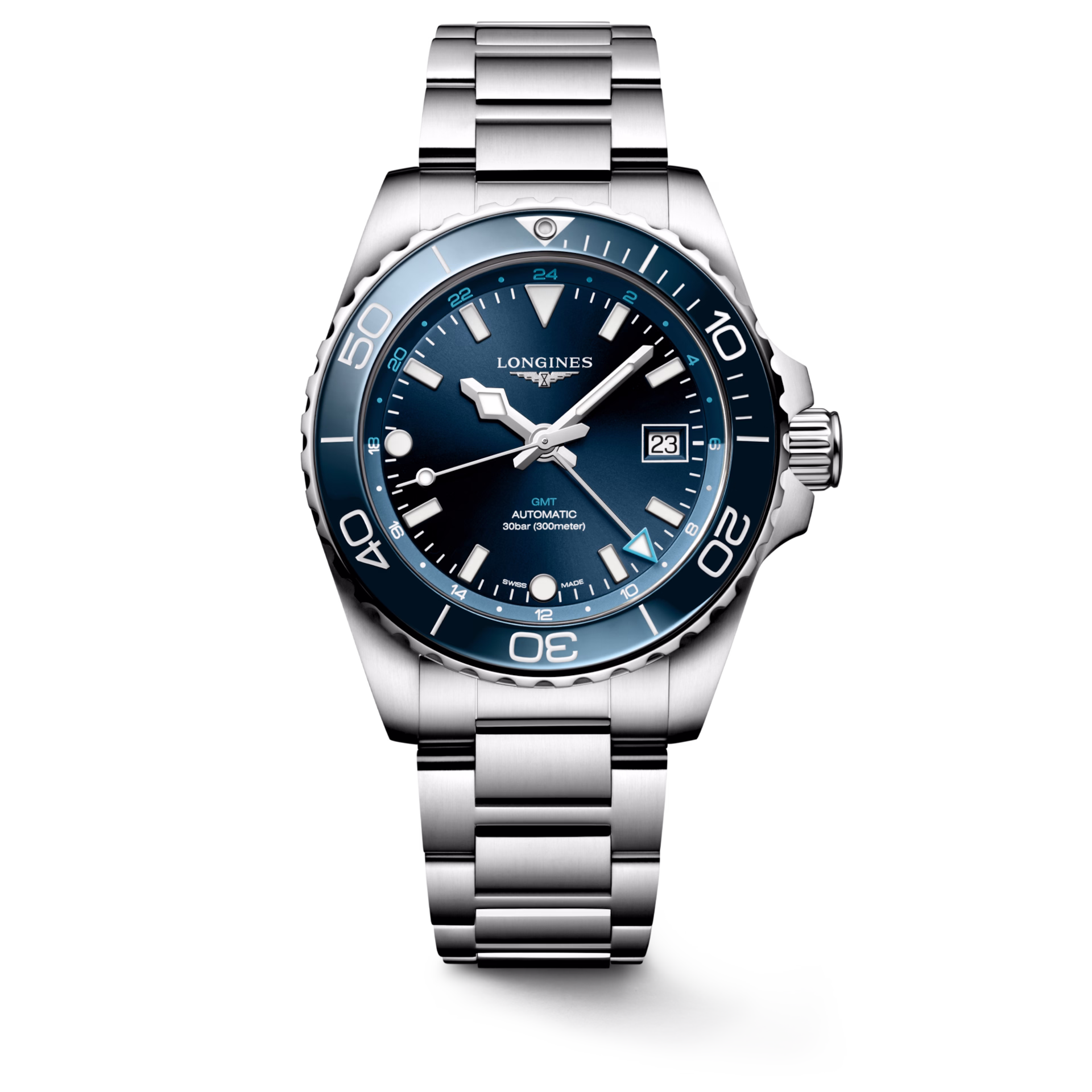 Hydroconquest A 41 Keramiklünette GMT - Longines