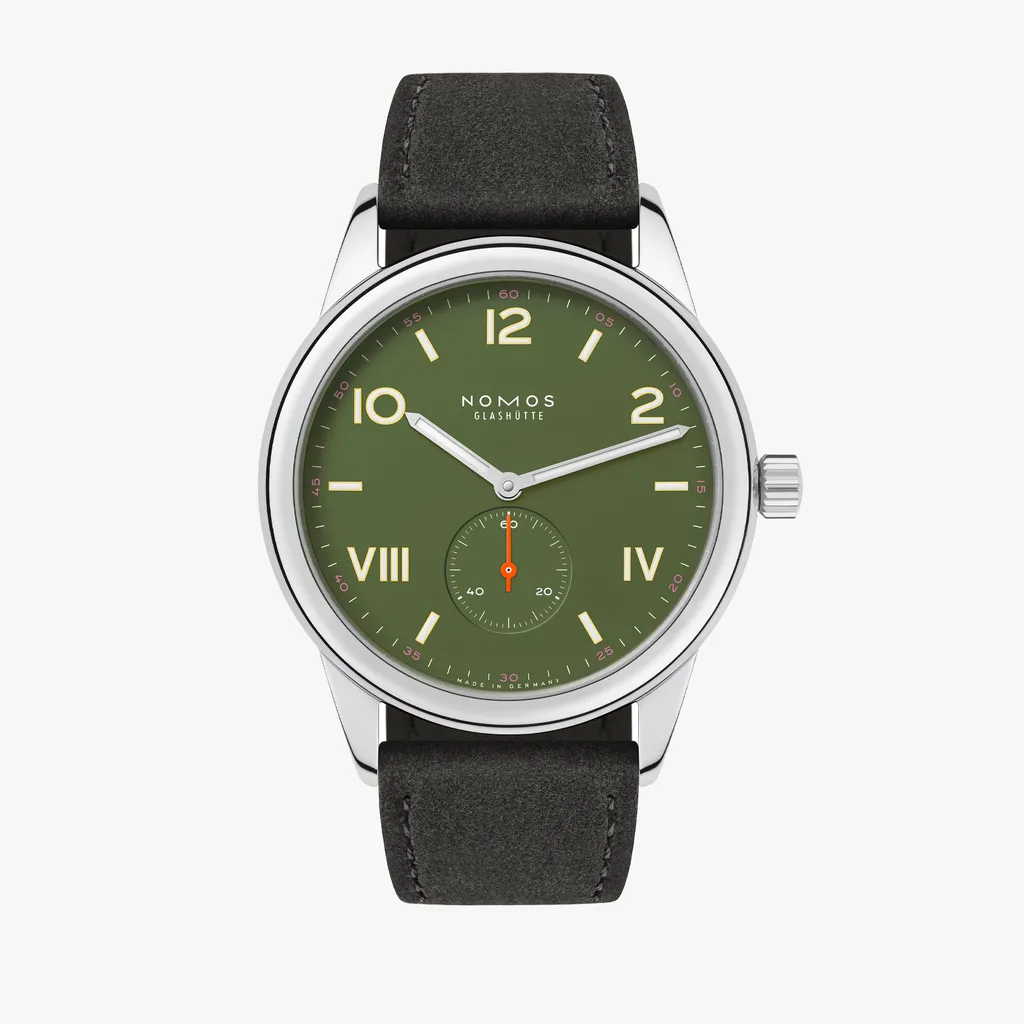 Club Campus 38 all olive - Nomos Glashütte