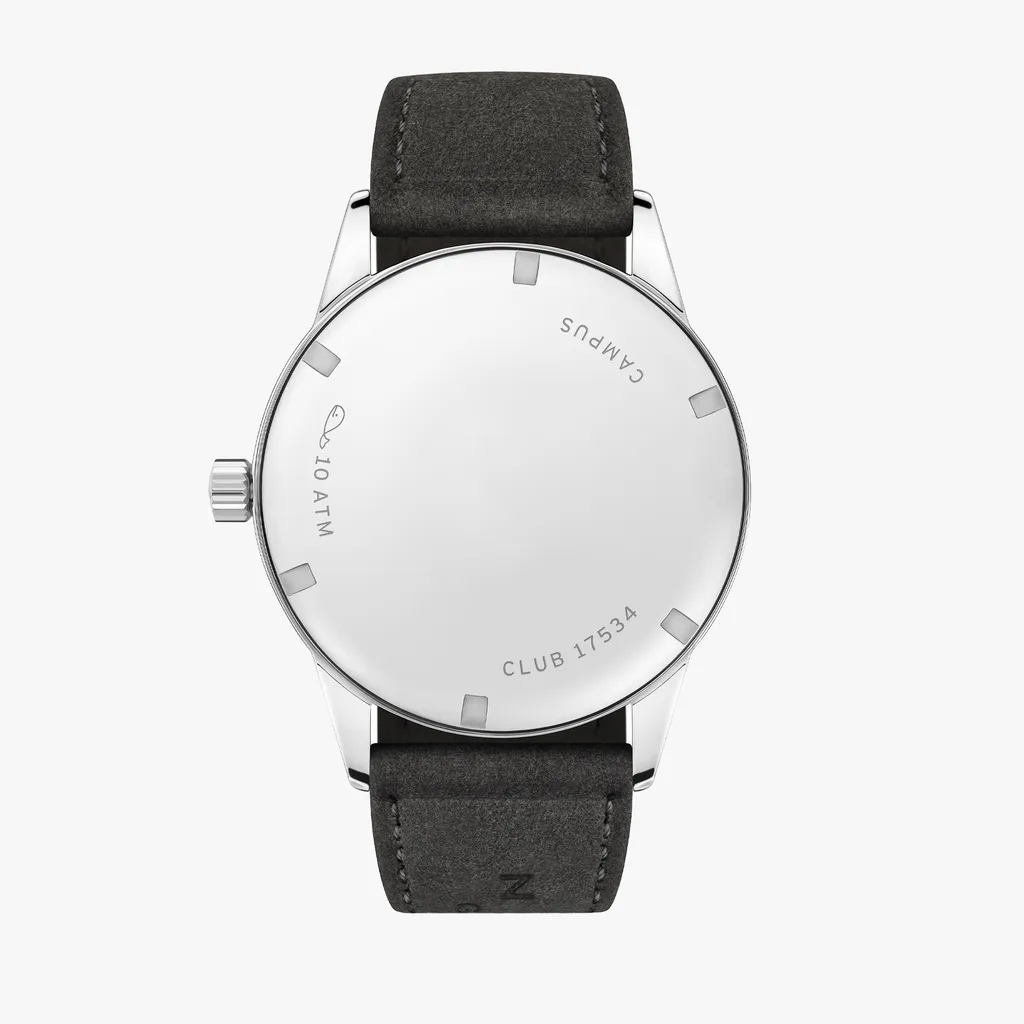 Club Campus 38 all olive - Nomos Glashütte Detailansicht