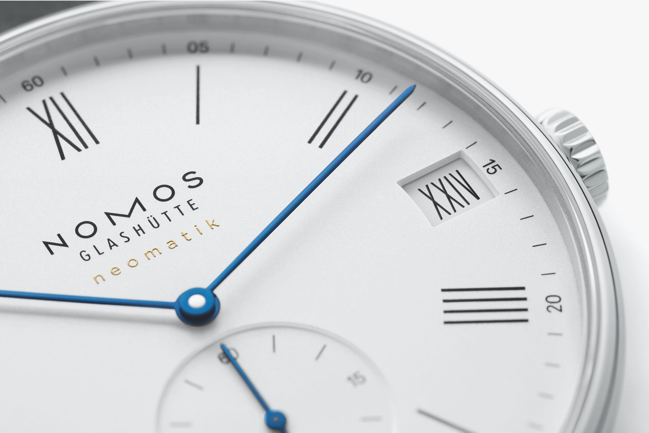 Ludwig neomatik 41 Datum - Nomos Glashütte Detailansicht