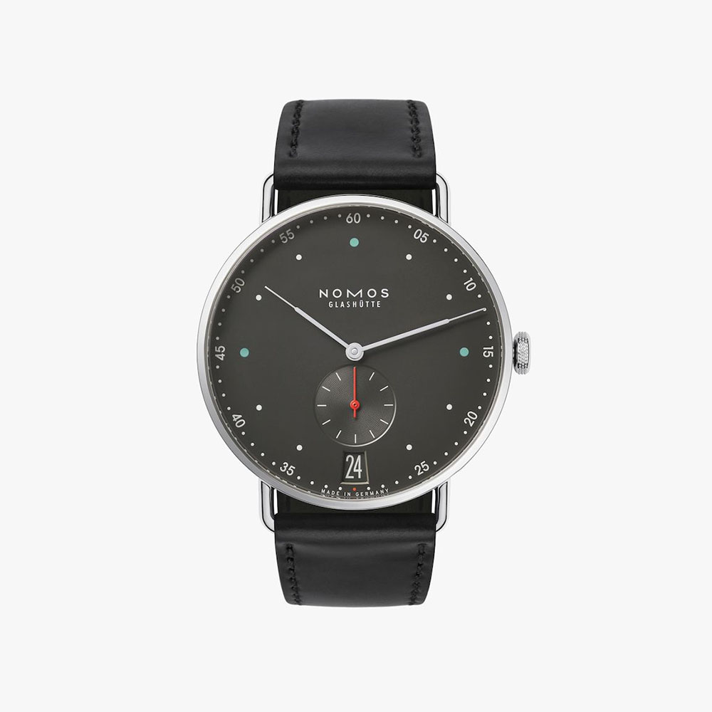 Metro 38 Datum stadtschwarz - Nomos Glashütte