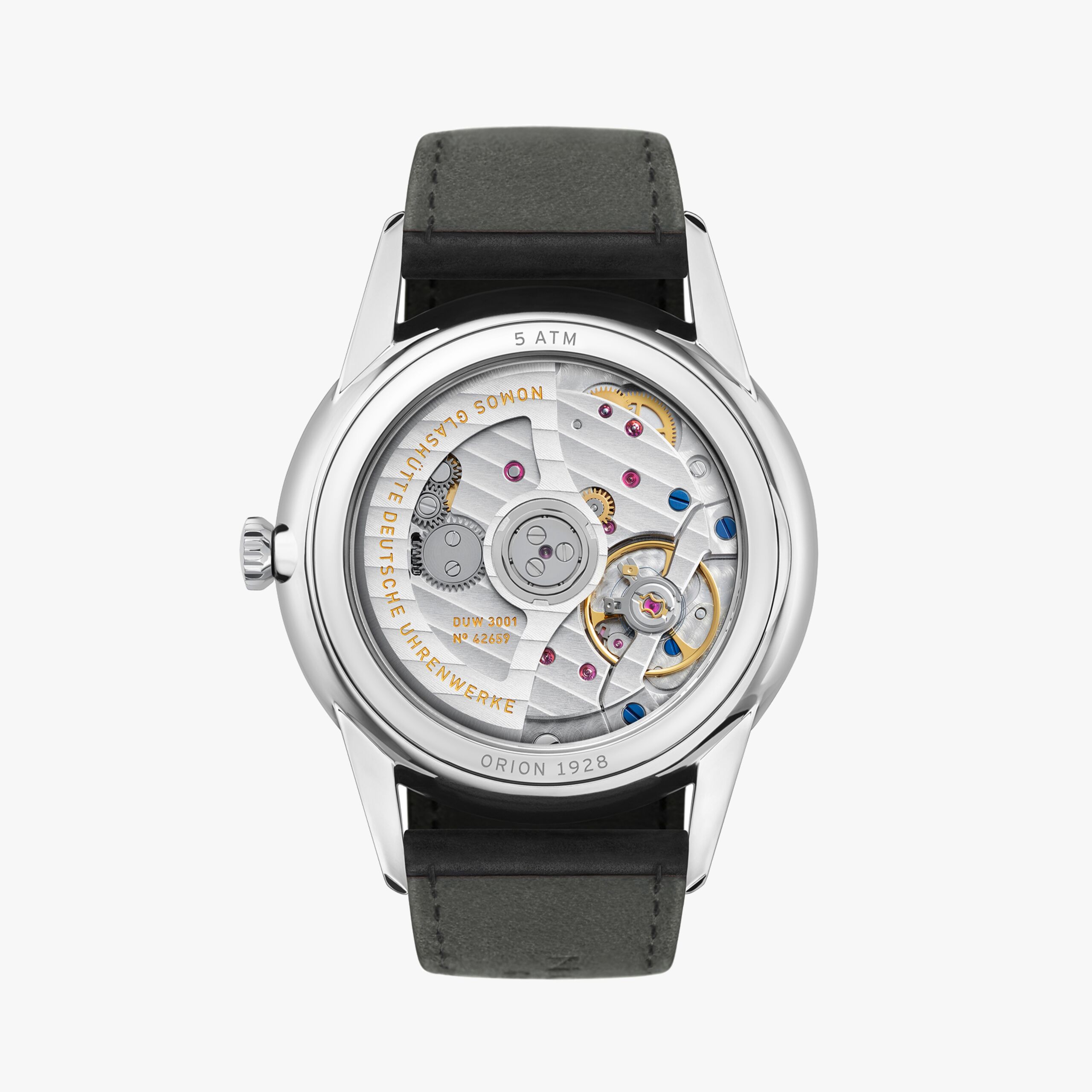 Orion neomatik 39 new black - Nomos Glashütte Detailansicht