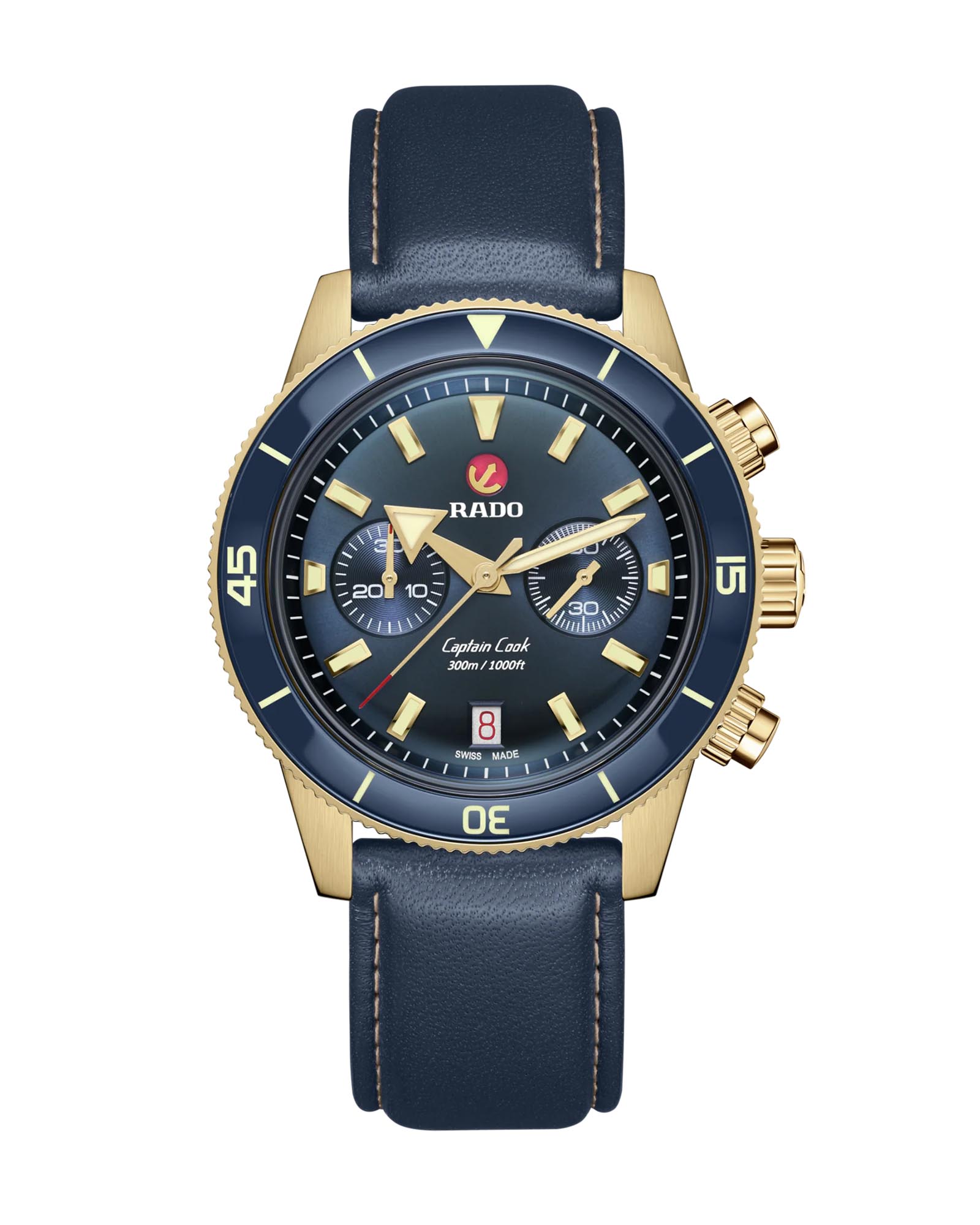 Captain Cook Automatik Chronograph XL 43 - Rado Detailansicht