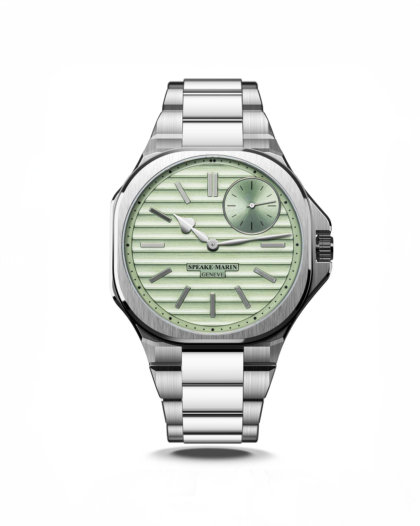 Ripples "Metallic Green" - Speake Marin Detailansicht