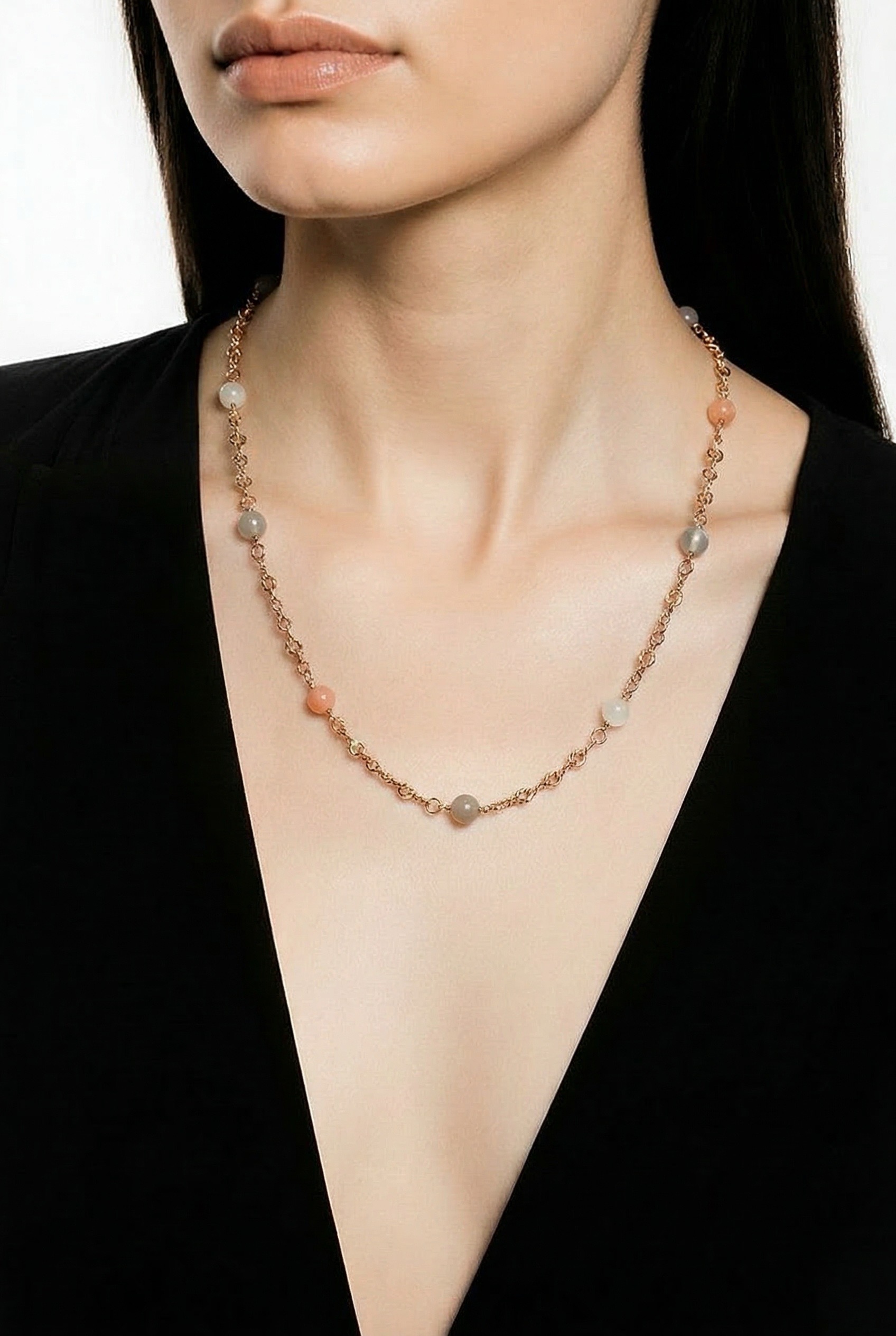 Collier Mondstein - Herzog Loibner Detailansicht
