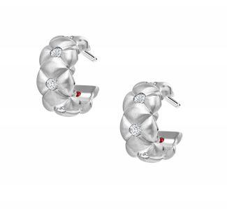 Treillage Brillant Huggie Hoop - Fabergé